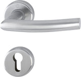 HOPPE Rosettengarnitur Alta E1433Z Edelstahl matt für Innentüren 37-42 mm
