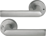 HOPPE Drückergarnitur Hamburg 1700/42VR Aluminium F1 rund mit MiniLock Verriegelung
