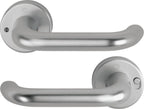 Aluminium stahlfarben / DIN links / F9