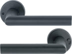schwarz matt / DIN links / F9714M