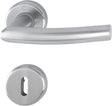 HOPPE Rosettengarnitur Alta E1433Z Edelstahl matt für Innentüren 37-42 mm