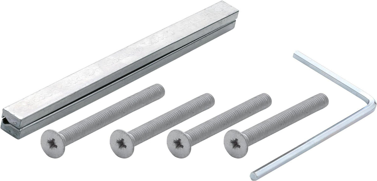 HOPPE Befestigungs-Set 8 mm Profilstift für Schutzgarnituren ES1 (SK2), verzinkt, 37-47 mm