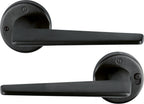 schwarz satiniert - Resista / DIN links / F96-1-R