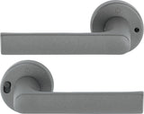 HOPPE Drückergarnitur Hamburg 1700/42VR Aluminium F1 rund mit MiniLock Verriegelung