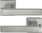 Aluminium stahlfarben / DIN links / F9