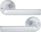 HOPPE Drückergarnitur Hamburg 1700/42VR Aluminium F1 rund mit MiniLock Verriegelung