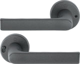 HOPPE Drückergarnitur Hamburg 1700/42VR Aluminium F1 rund mit MiniLock Verriegelung