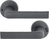 HOPPE Drückergarnitur Hamburg 1700/42VR Aluminium F1 rund mit MiniLock Verriegelung