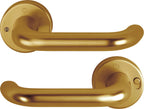 Aluminium bronzefarben / DIN links / F4