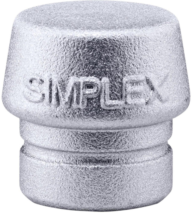 HALDER SIMPLEX Schonhammerkopf 40 mm Weichmetall silber hart – hitzeunempfindlich