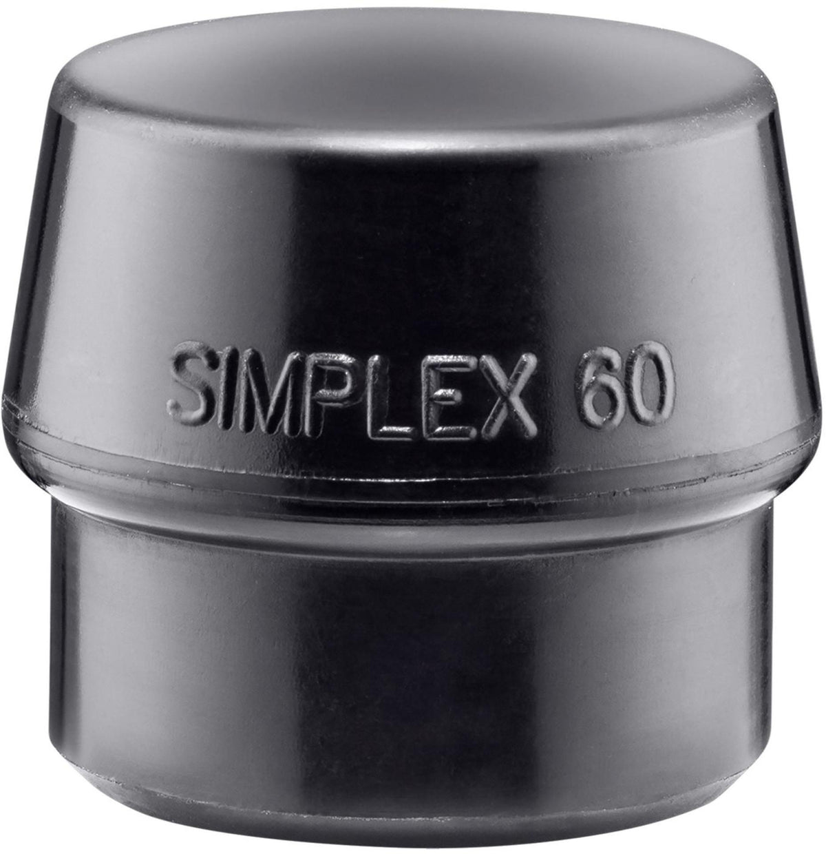 HALDER SIMPLEX Schonhammerkopf Gummi schwarz mittelhart Ø 30 mm