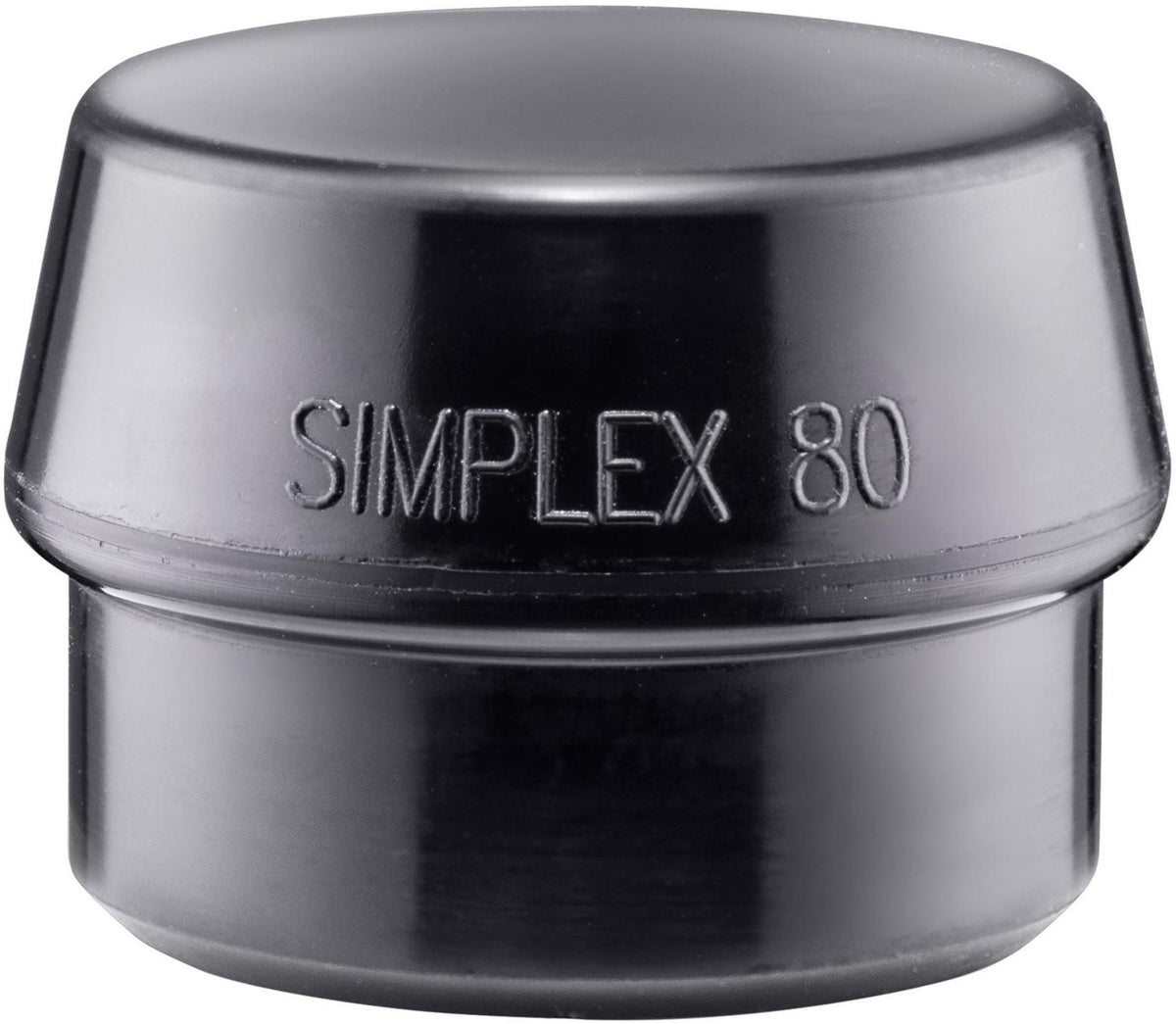 HALDER SIMPLEX Schonhammerkopf Gummi schwarz mittelhart Ø 30 mm