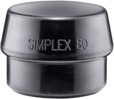 HALDER SIMPLEX Schonhammerkopf Gummi schwarz mittelhart Ø 30 mm