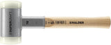HALDER Schonhammer SUPERCRAFT Hickory 300 mm rückschlagfrei mit Nylon-Schlagköpfen