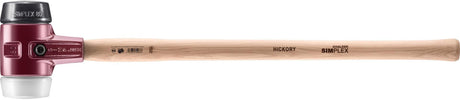 Halder Simplex Vorschlaghammer 3170g, Ø80mm, Hickorystiel, mittelharte Einsätze