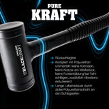 Schonhammer BLACKCRAFT von HALDER, Stahlrohr, rückschlagfrei, 300 mm, Kopf-Ø 40 mm