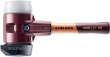 SIMPLEX Schonhammer 405 mm von HALDER – 2 Schlagköpfe, Temperguss-Gehäuse, Holzstiel