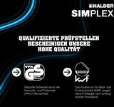 Spalthammer SIMPLEX 4100 g von HALDER – Hickorystiel 850 mm, KWF-geprüft