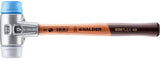 SIMPLEX Schonhammer 295 mm von HALDER – Weich/Mittelhart mit Holzstiel und TPE-Einsätzen