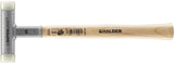 HALDER Schonhammer SUPERCRAFT Hickory 300 mm rückschlagfrei mit Nylon-Schlagköpfen