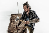 HALDER Schonhammer SUPERCRAFT Hickory 300 mm rückschlagfrei mit Nylon-Schlagköpfen