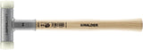 HALDER Schonhammer SUPERCRAFT Hickory 300 mm rückschlagfrei mit Nylon-Schlagköpfen