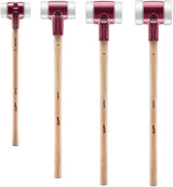 HALDER Vorschlaghammer SIMPLEX 80 mm Hickorystiel mittelhart Superplastik weiß