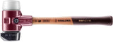 SIMPLEX Schonhammer 405 mm von HALDER – 2 Schlagköpfe, Temperguss-Gehäuse, Holzstiel
