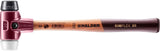 SIMPLEX Schonhammer von HALDER – 350 mm, Kopf-Ø 50 mm, Gummi/Superplastik, mittelhart