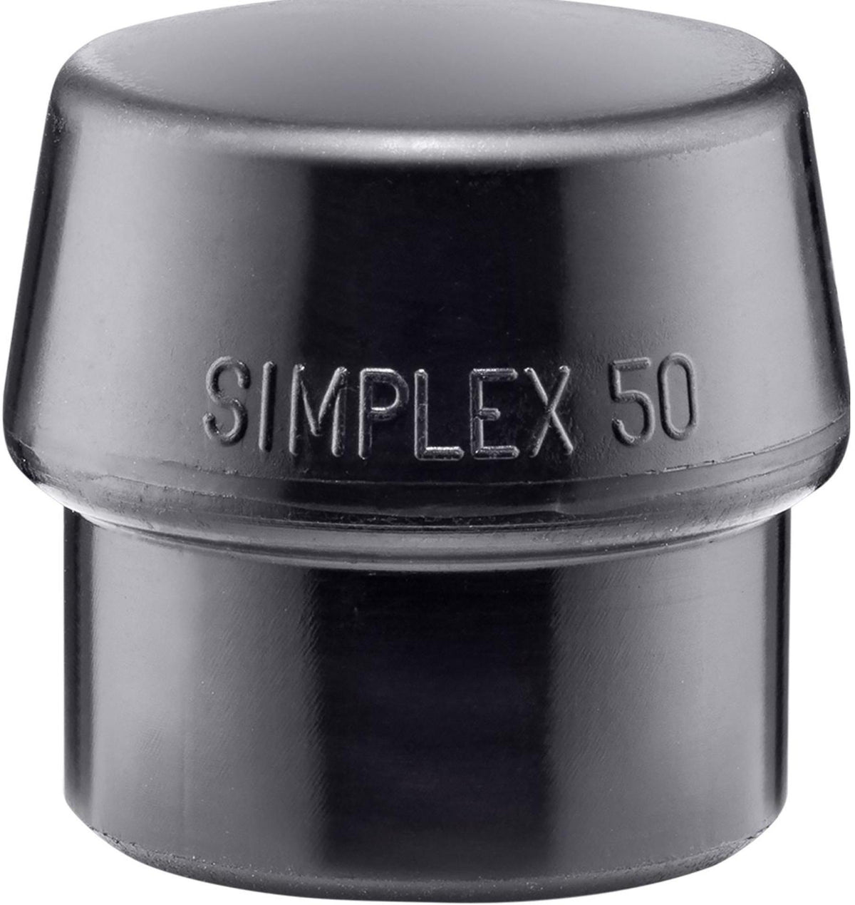 HALDER SIMPLEX Schonhammerkopf Gummi schwarz mittelhart Ø 30 mm