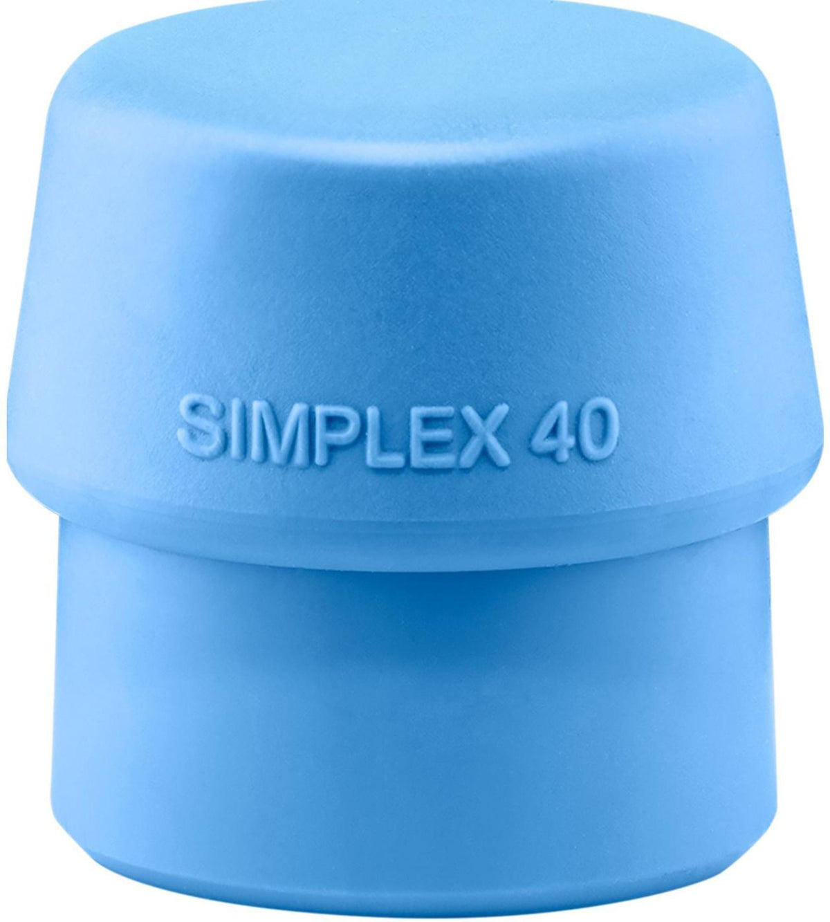SIMPLEX Schonhammerkopf TPE-soft blau weich Ø 30 mm von HALDER