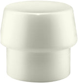 HALDER Schonhammerkopf SIMPLEX Nylon weiß hart Kopf-Ø 30 mm – sehr verschleißfest