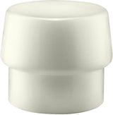 HALDER Schonhammerkopf SIMPLEX Nylon weiß hart Kopf-Ø 30 mm – sehr verschleißfest