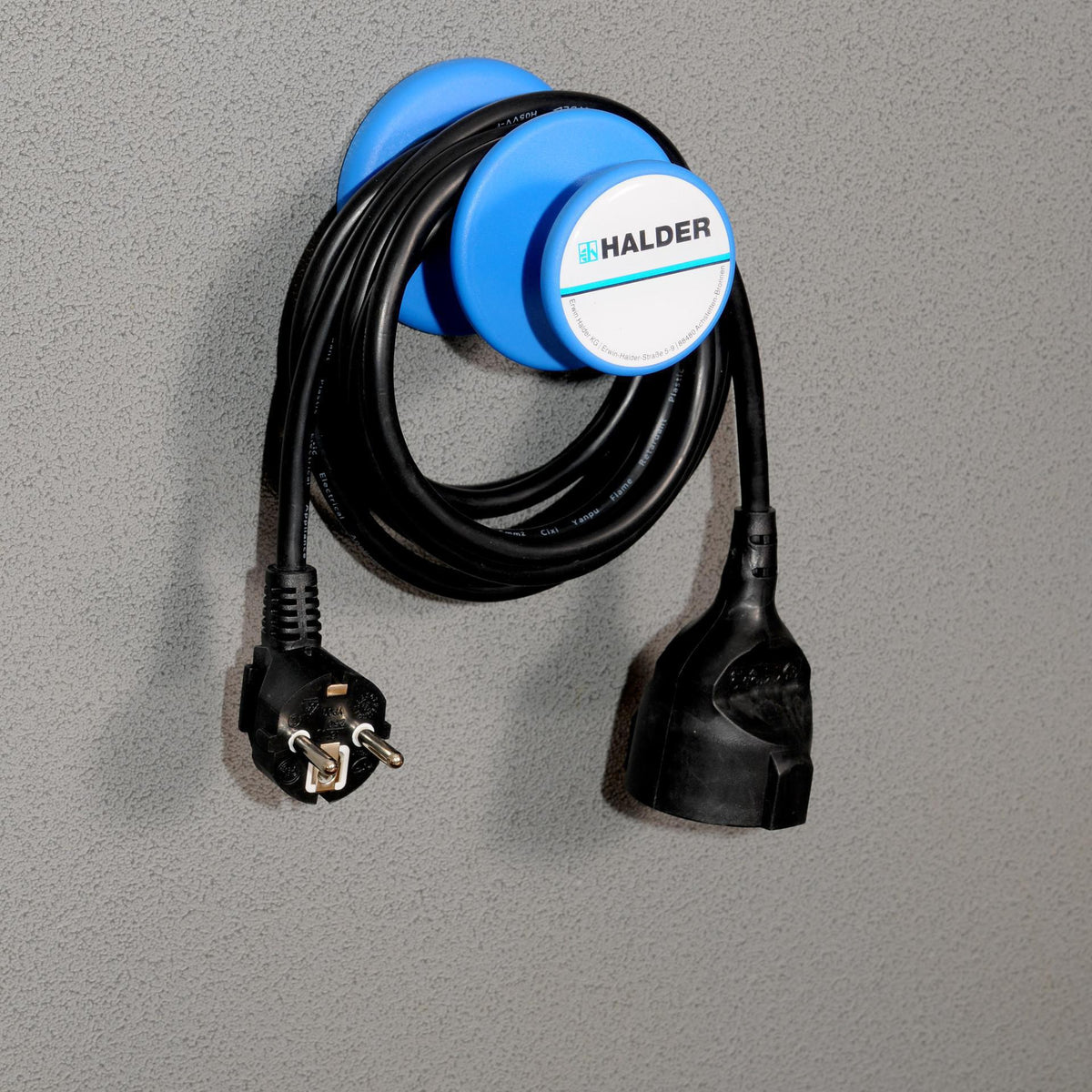 HALDER Magnethalter Ø 65 mm schwarz – 6 Neodym-Magnete, hohe Haltekraft, kratzfest