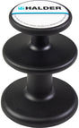 HALDER Magnethalter Ø 65 mm schwarz – 6 Neodym-Magnete, hohe Haltekraft, kratzfest