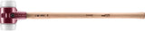 HALDER Vorschlaghammer SIMPLEX 80 mm Hickorystiel mittelhart Superplastik weiß