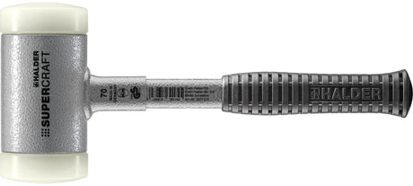 HALDER Schonhammer SUPERCRAFT, 335 mm, rückschlagfrei, harter Nylonkopf, Stahlrohrstiel