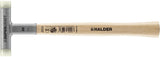 HALDER Schonhammer SUPERCRAFT Hickory 300 mm rückschlagfrei mit Nylon-Schlagköpfen