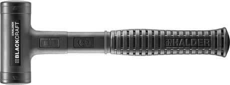 Schonhammer BLACKCRAFT von HALDER, Stahlrohr, rückschlagfrei, 300 mm, Kopf-Ø 40 mm