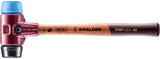 HALDER Schonhammer SIMPLEX 300 mm Holzstiel, TPE-soft blau/Gummi schwarz, 30 mm Kopf