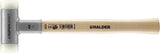 HALDER Schonhammer SUPERCRAFT Hickory 300 mm rückschlagfrei mit Nylon-Schlagköpfen