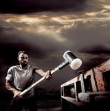 HALDER Vorschlaghammer SUPERCRAFT 80 mm rückschlagfrei mit Hickorystiel