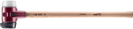 Halder Simplex Vorschlaghammer 3170g, Ø80mm, Hickorystiel, mittelharte Einsätze