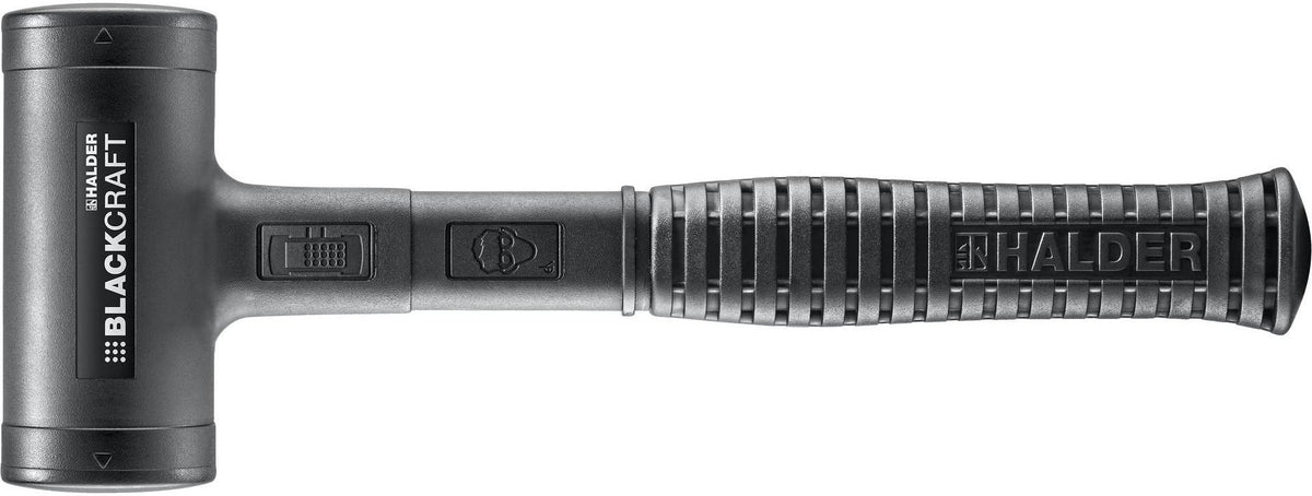 Schonhammer BLACKCRAFT von HALDER, Stahlrohr, rückschlagfrei, 300 mm, Kopf-Ø 40 mm