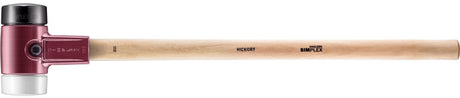 SIMPLEX Vorschlaghammer von HALDER – 100 mm Kopf, 5350 g, Hickory-Stiel, mittelhart