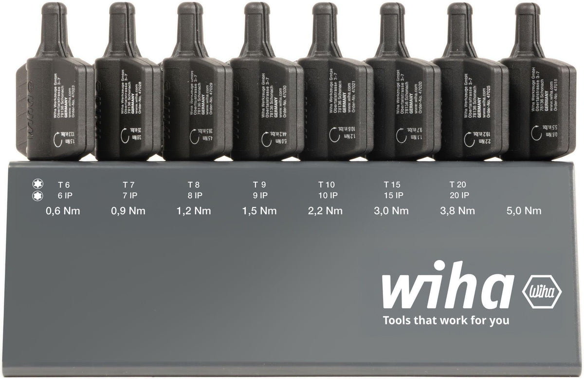 WIHA Drehmomentschraubendreher-Satz 2921, 23-teilig, 0,6-5 Nm, einstellbar, mit easyTorque Key