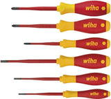 Wiha Schraubendrehersatz 3201 K6 6-teilig Schlitz/PH slim fix VDE