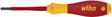 Wiha VDE-Schraubendreher 328 SL/PZD 1, 80 mm Klinge, isoliert, SoftFinish® Griff