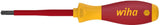 Wiha VDE-Schraubendreher 328 SL/PZD 1, 80 mm Klinge, isoliert, SoftFinish® Griff