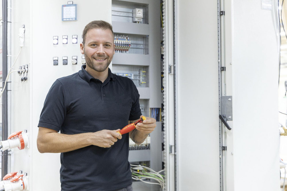 Wiha Magazinbithalter 45296 4-teilig VDE isoliert Schlitz/PH/+- mit Bitmagazin PocketMax electric
